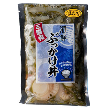 海鮮ぶっかけ丼の具  ほたて