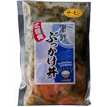 海鮮ぶっかけ丼の具　サーモン