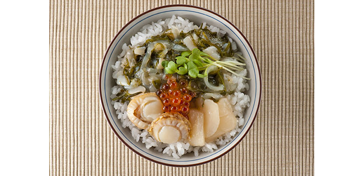 海鮮ぶっかけ丼の具  ほたて